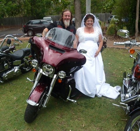 biker wedding