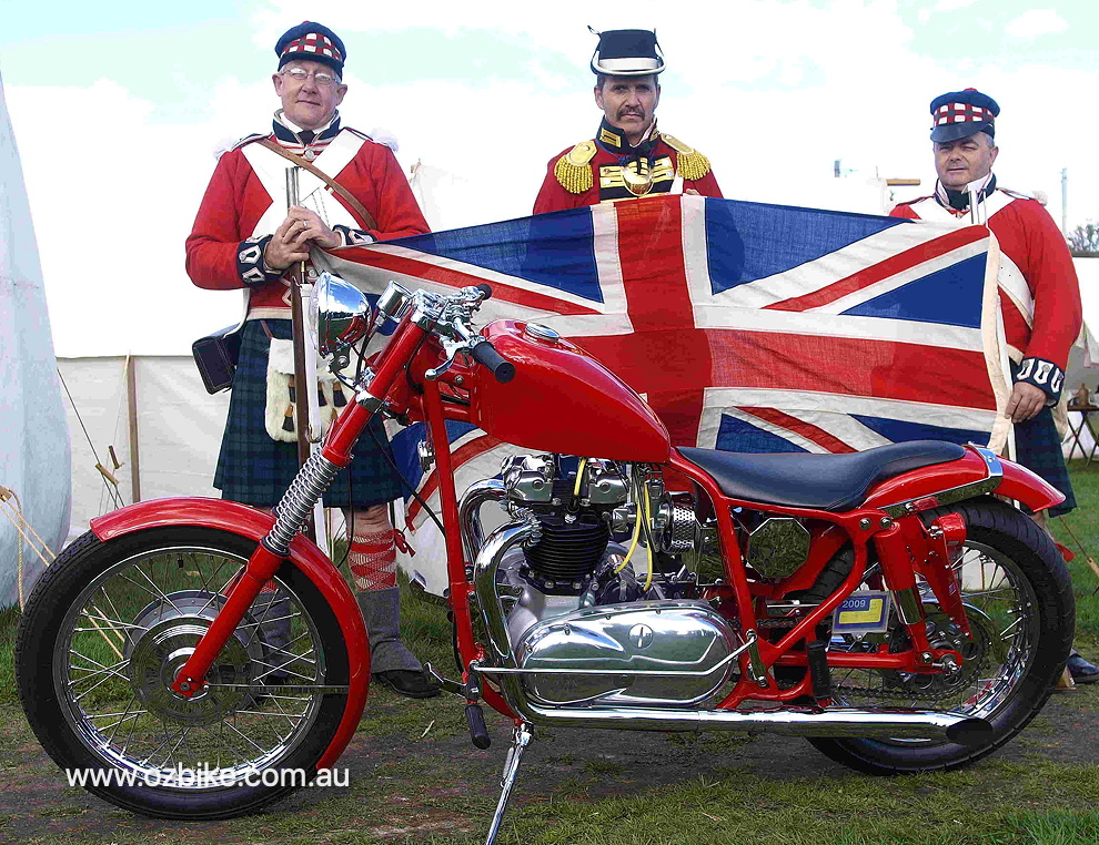 Red Tri BSA Rebuild 11