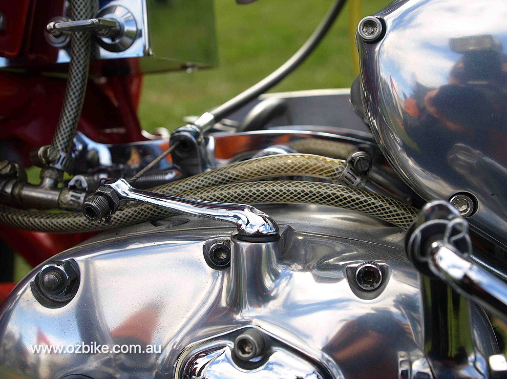 Red Tri BSA Rebuild 5