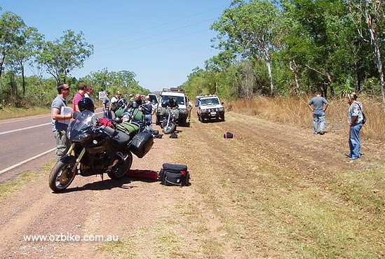 Motorcycle ride to top end of Australia