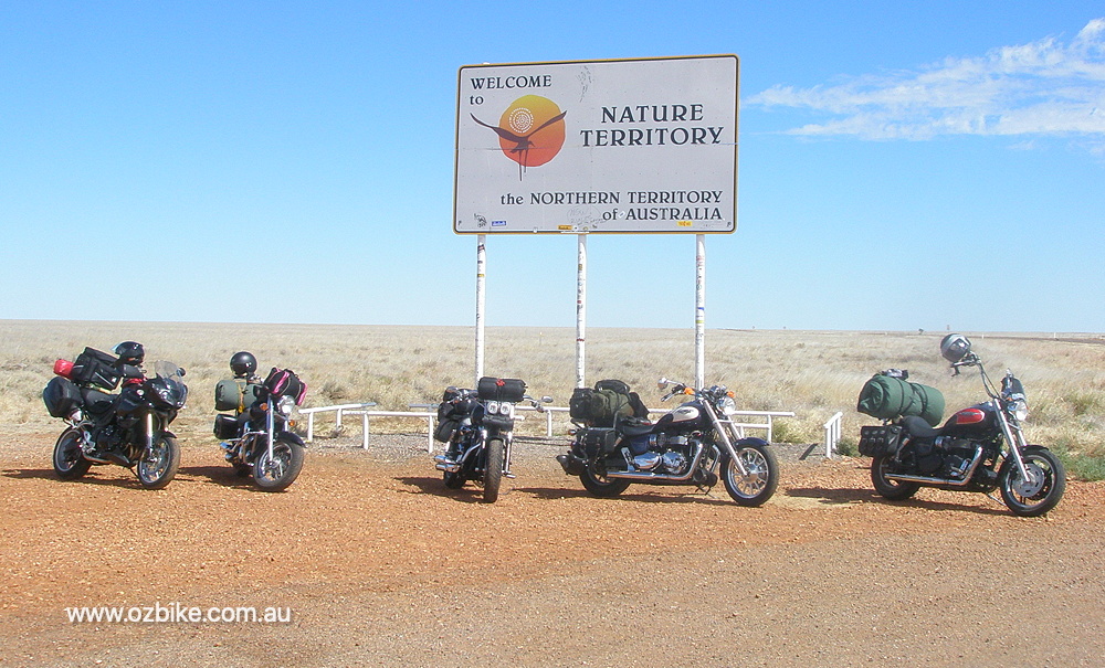 Motorcycle ride to top end of Australia