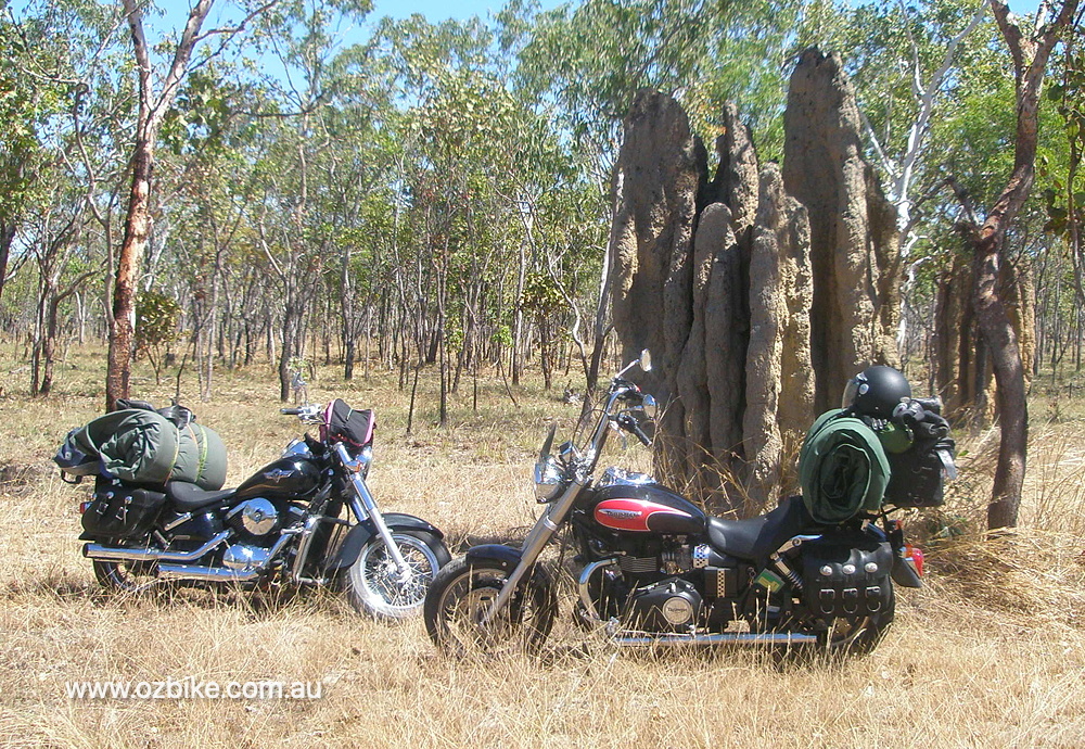 Motorcycle ride to top end of Australia