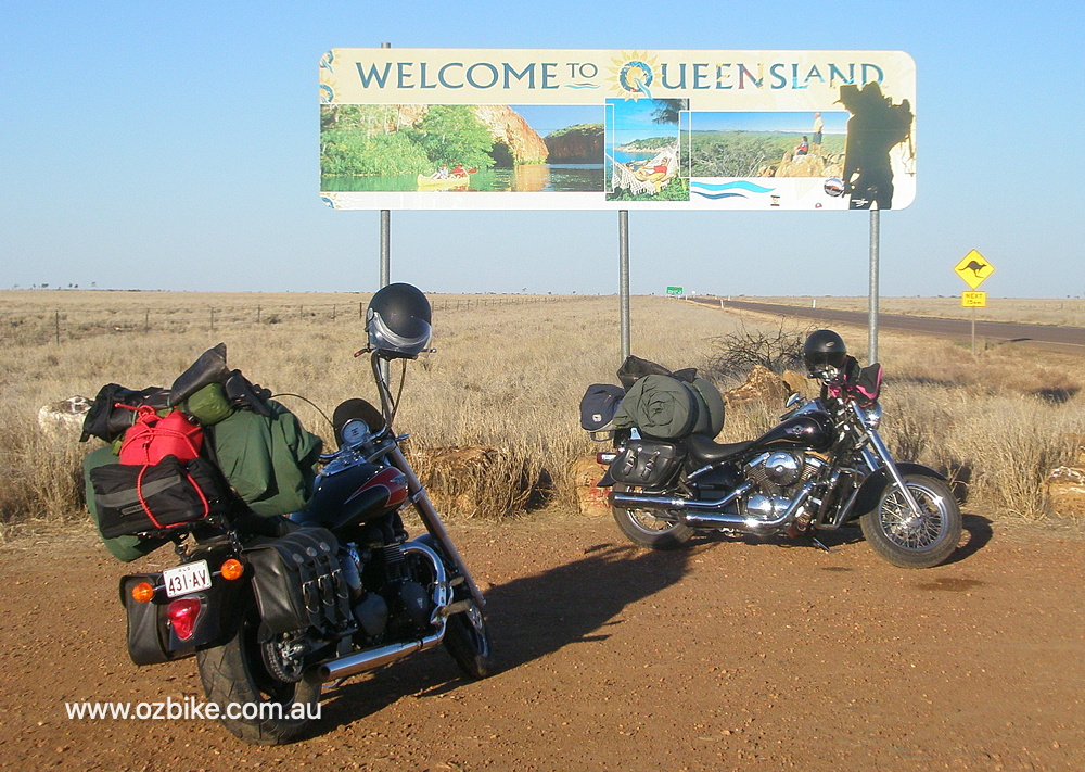 Motorcycle ride to top end of Australia