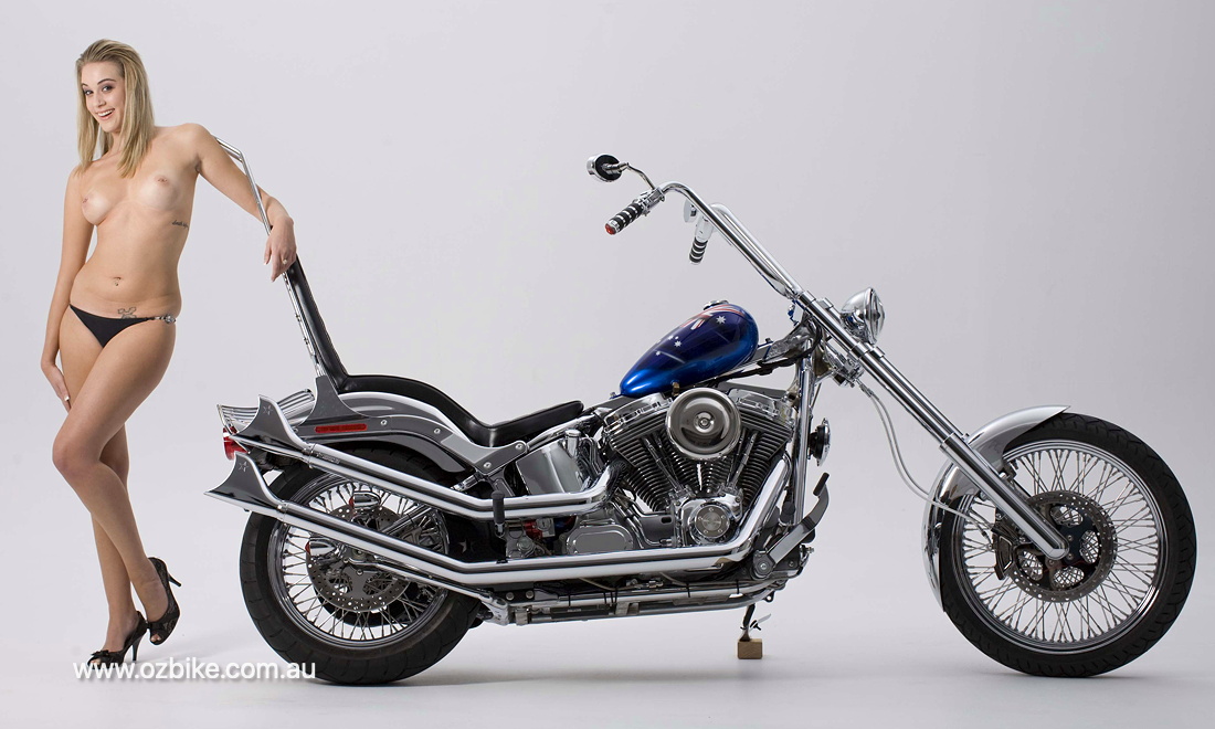 Captain America replica motorbike