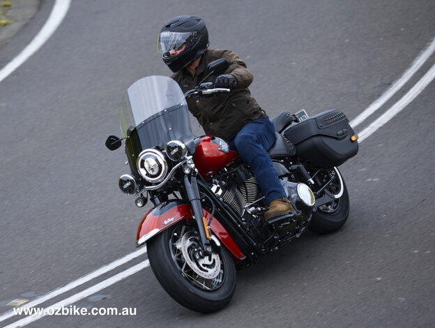 riding the Harley-Davidson Heritage