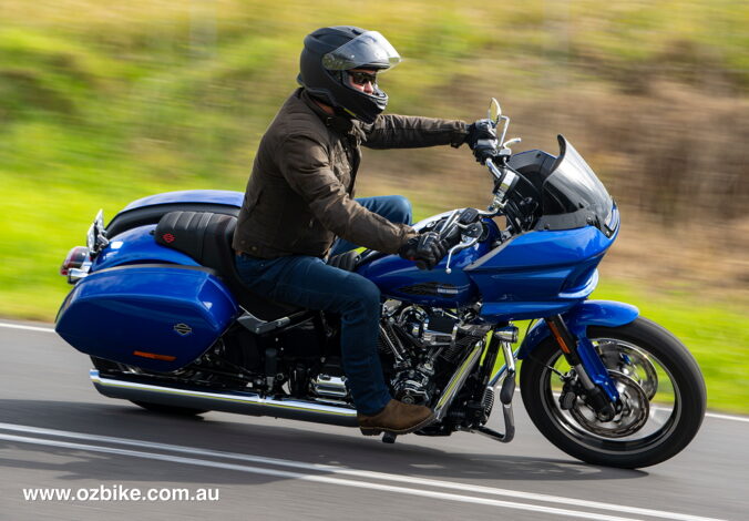 riding the Harley-Davidson Low Rider ST