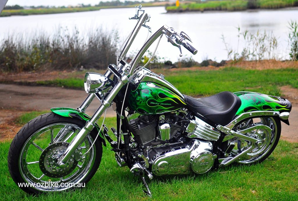 Green Monster Harley-Davidson CVO Springer