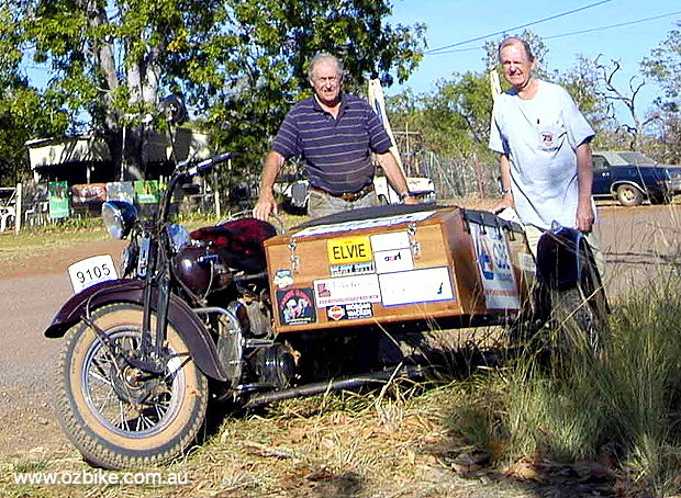 Riding A Harley-Davidson sidecar around Australia