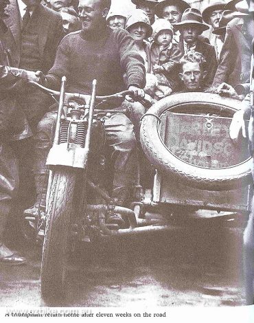Riding A Harley-Davidson sidecar around Australia