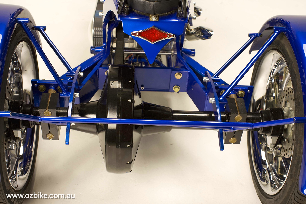 RevTech 125 Engine Slotted into a Trike Frame Customization