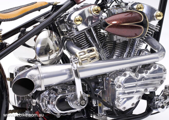 Harley-Davidson Knucklehead exhaust