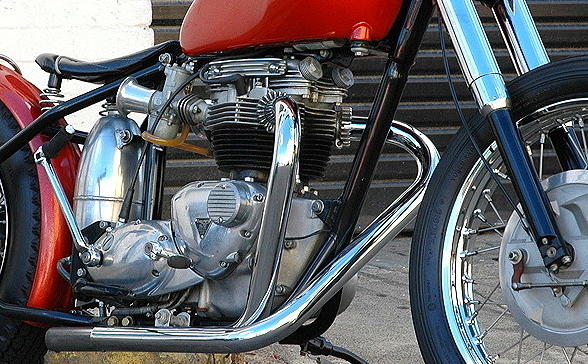Triumph motorcycle motor