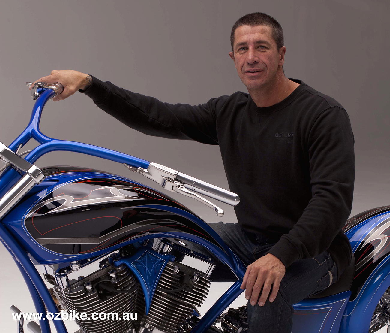 Custom Motorcycle from Hell Bent Choppers Designs
