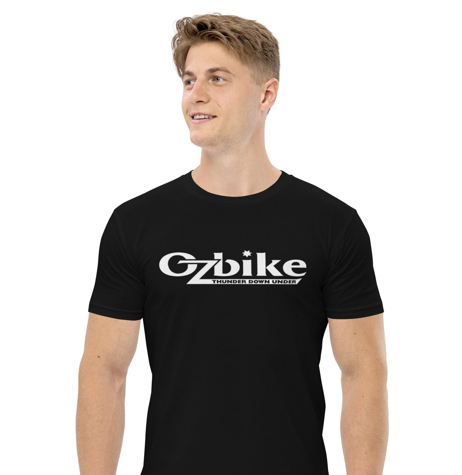 Ozbike T-shirt with white logo