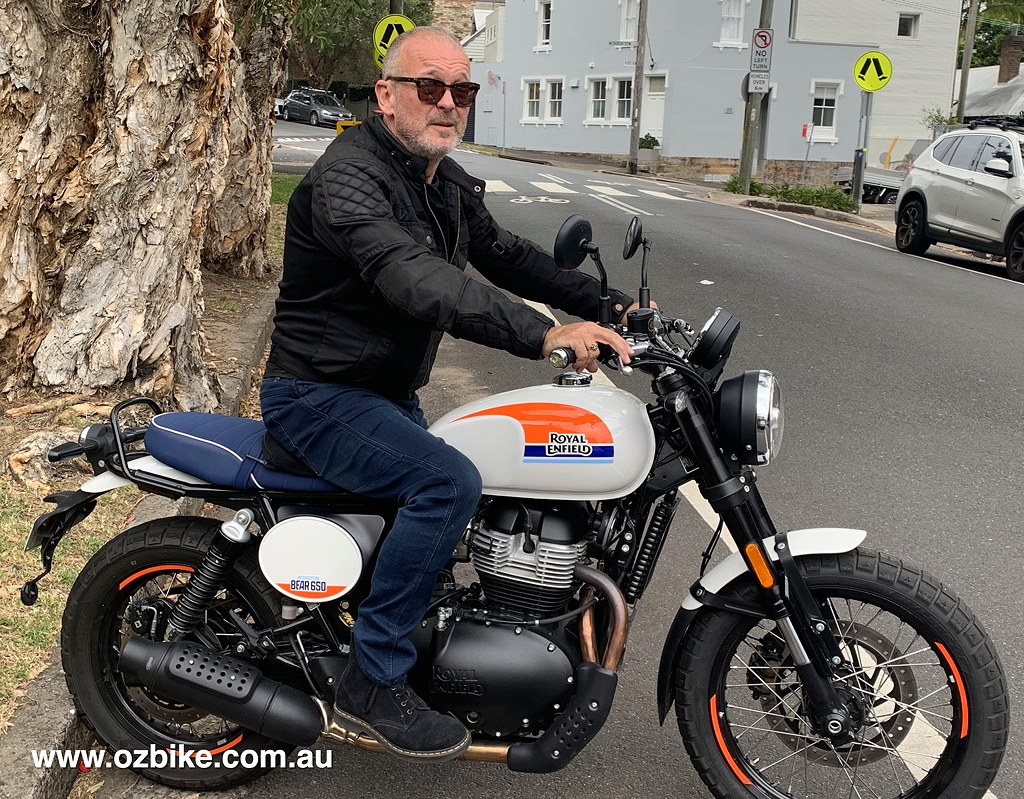 riding the Royal Enfield 650 cc